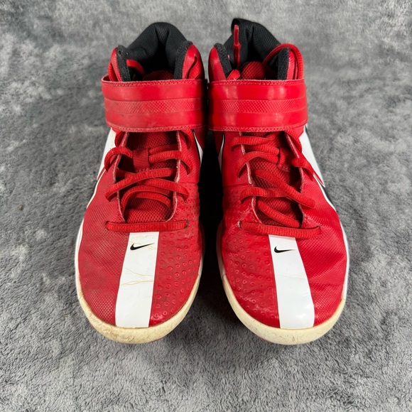 Nike Kids Force Trout 7 Pro 4Y High Top Lace Up Velcro Baseball Cleat - Picture 6 of 11